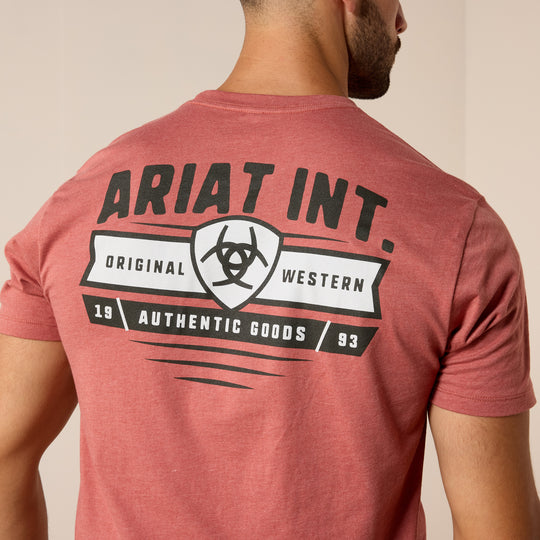 Men's Ariat Banner Badge T-Shirt - 10073957