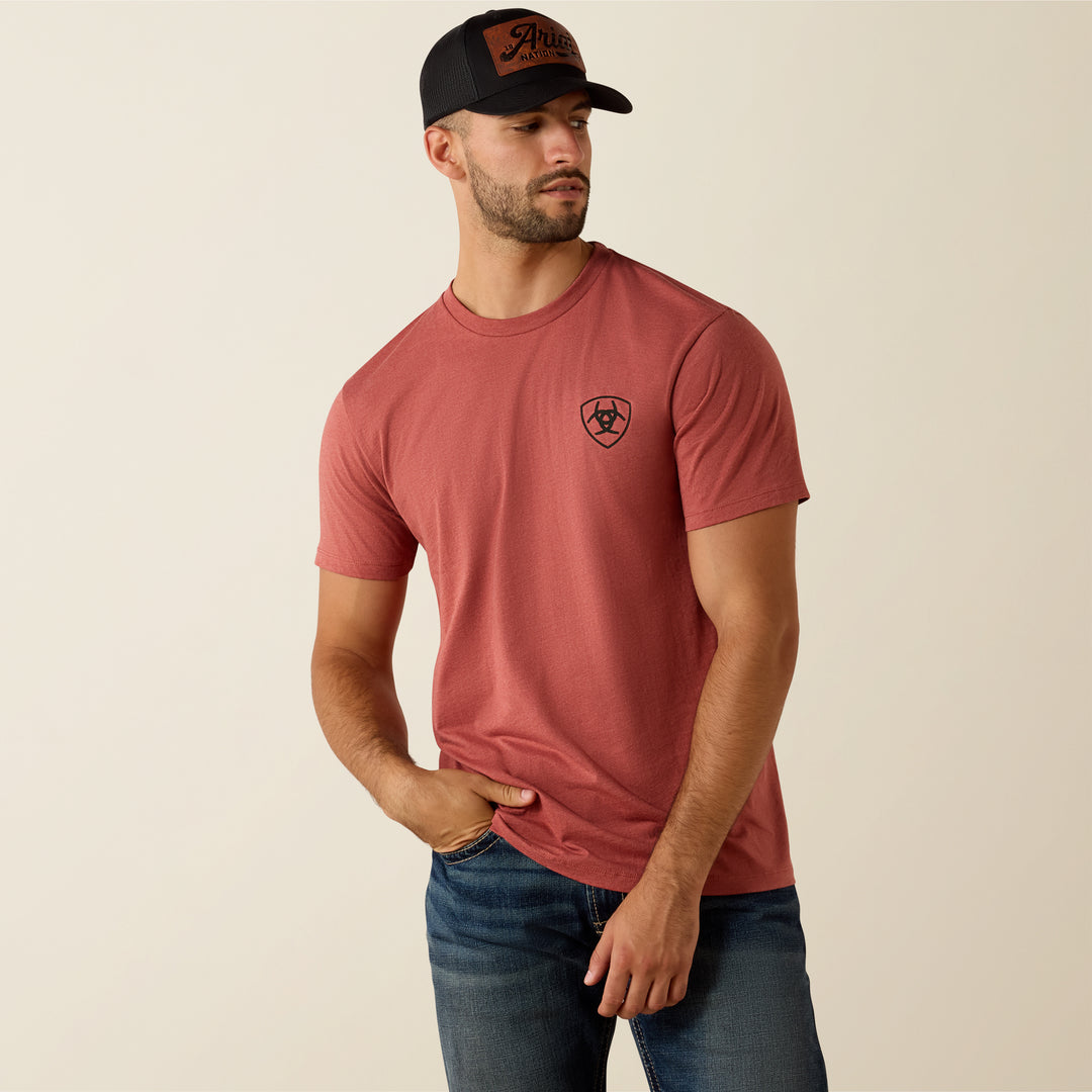 Men's Ariat Banner Badge T-Shirt - 10073957
