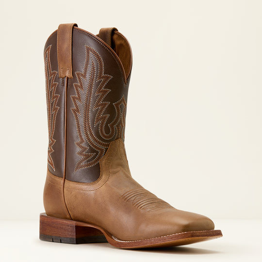 Men's Ariat County Roads Wide Square Toe Cowboy Boot - 10074250