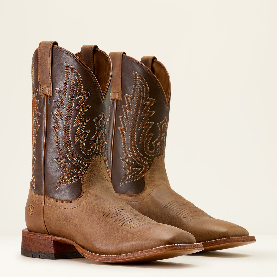 Men's Ariat County Roads Wide Square Toe Cowboy Boot - 10074250