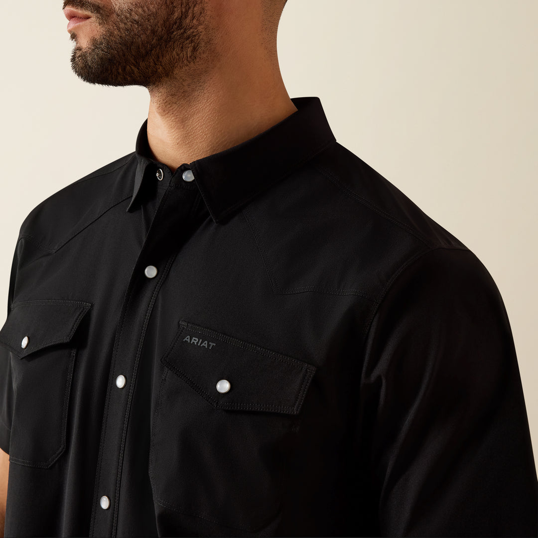 Men's Ariat FrontierTough VentTEK Western Fitted Snap Shirt - 10077050