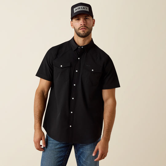 Men's Ariat FrontierTough VentTEK Western Fitted Snap Shirt - 10077050