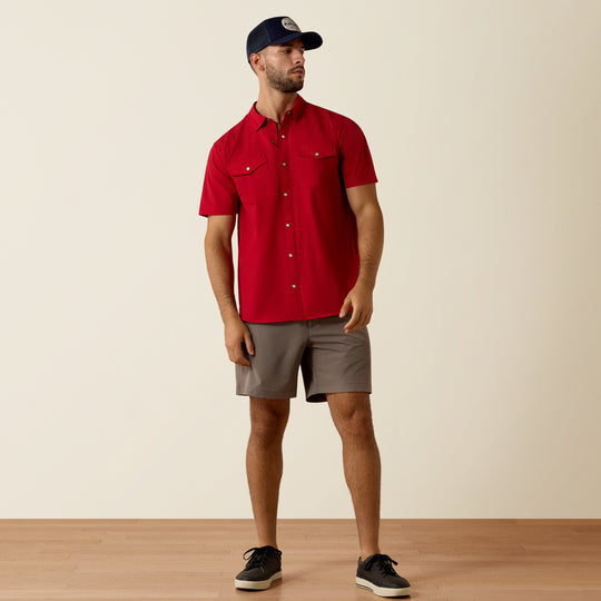 Men's Ariat FrontierTough VentTEK Western Fitted Snap Shirt - 10077068