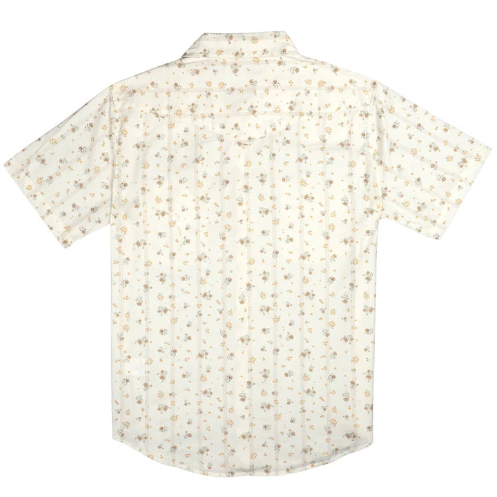 Sendero Provision Co The Wyatt Pearl Snap Short Sleeve Dustbloom Print Shirt