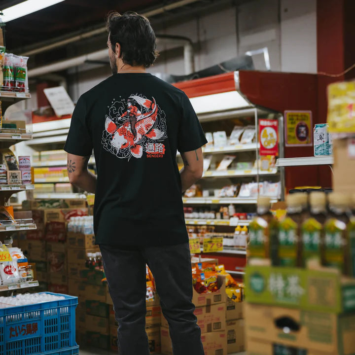 Sendero Provisions Co. Black Koi Bronc T-Shirt - SPCS125F14
