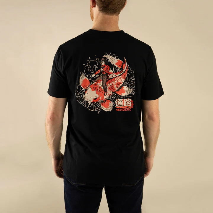 Sendero Provisions Co. Black Koi Bronc T-Shirt - SPCS125F14
