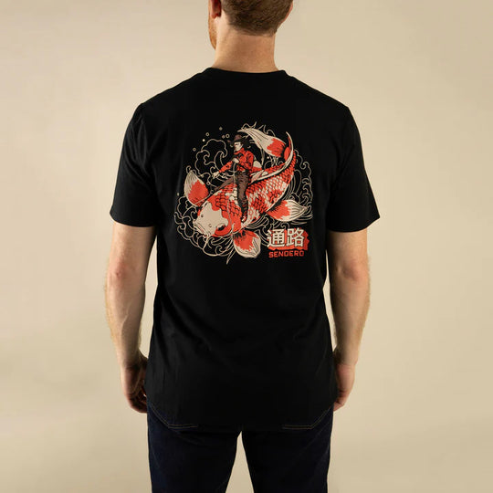 Sendero Provisions Co. Black Koi Bronc T-Shirt - SPCS125F14
