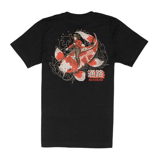 Sendero Provisions Co. Black Koi Bronc T-Shirt - SPCS125F14