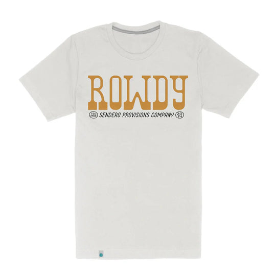 Sendero Provisions Co. Vintage White Rowdy T-Shirt - SPCS125F19