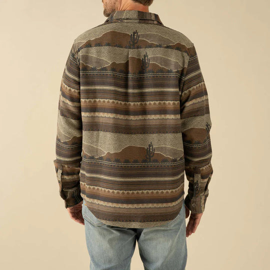Men's Sendero Provisions Co. Boquillas Sonora Brown Long Sleeve Shirt - SPCS522F13