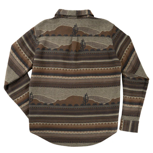 Men's Sendero Provisions Co. Boquillas Sonora Brown Long Sleeve Shirt - SPCS522F13