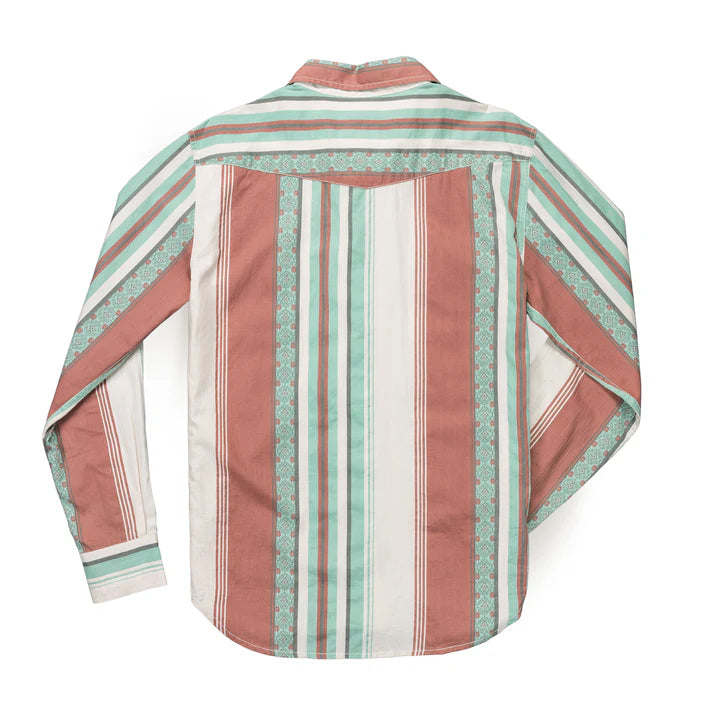 Sendero Provisions Co.  Serape Pearl Snap Shirt - Retro Stripe