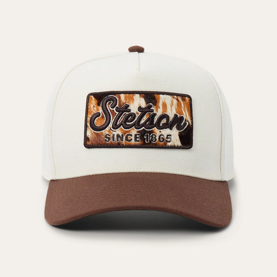Stetson Cowhide Patch Trucker Hat