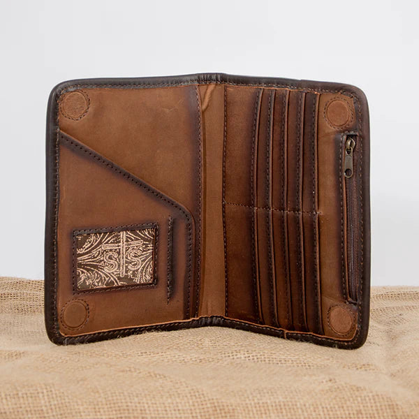 Ladies STS Ranchwear Cowhide Magnetic Wallet - STS31168