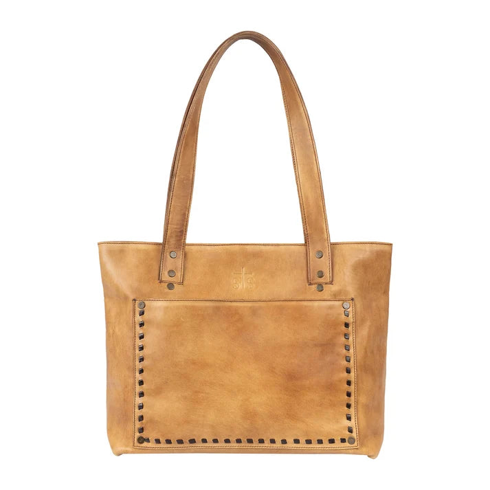 Ladies STS Ranchwear Bandera Tan Simple Tote - STS32443