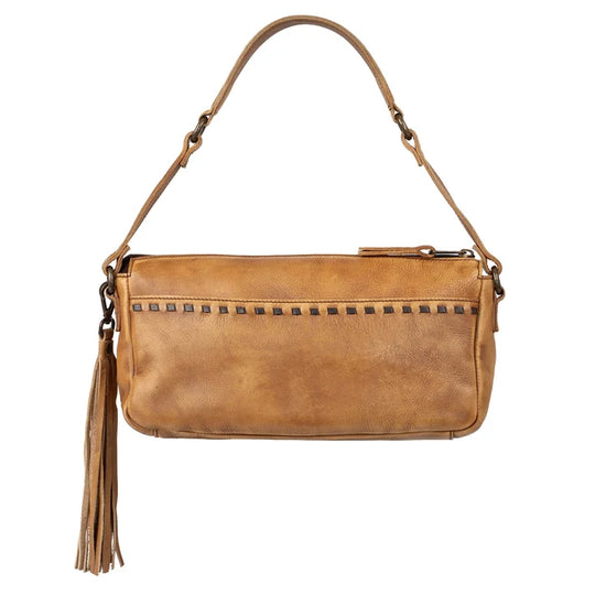 Ladies STS Ranchwear Bandera Tan Shoulder Bag - STS32447