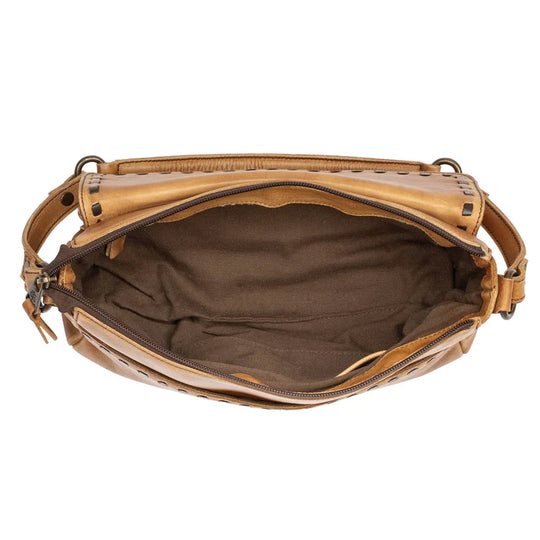 Ladies STS Ranchwear Bandera Tan Shoulder Bag - STS32447