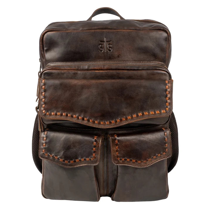 Ladies STS Ranchwear Bandera Chocolate Backpack - STS34012
