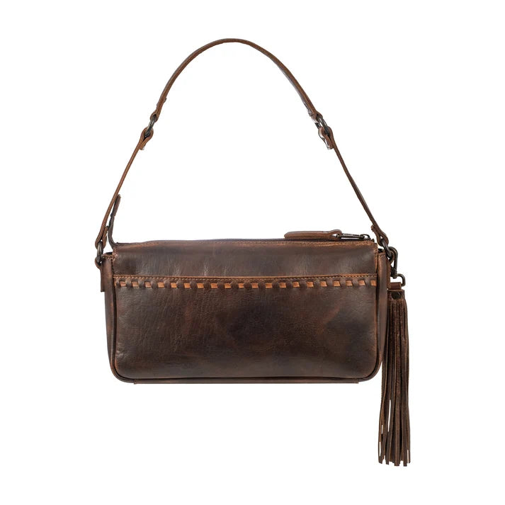 Ladies STS Ranchwear Bandera Chocolate Shoulder Bag - STS34015