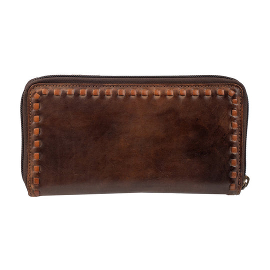 Ladies STS Ranchwear Bandera Chocolate Berkley Bifold Wallet - STS34016