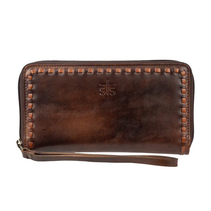 Ladies STS Ranchwear Bandera Chocolate Berkley Bifold Wallet - STS34016