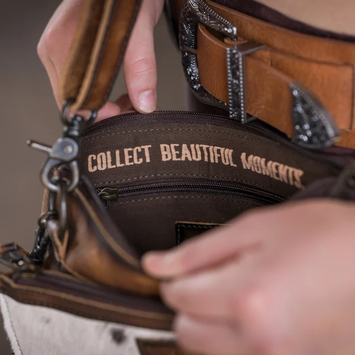 Ladies STS Ranchwear Guadalupe Cowhide Lily Crossbody - STS35752