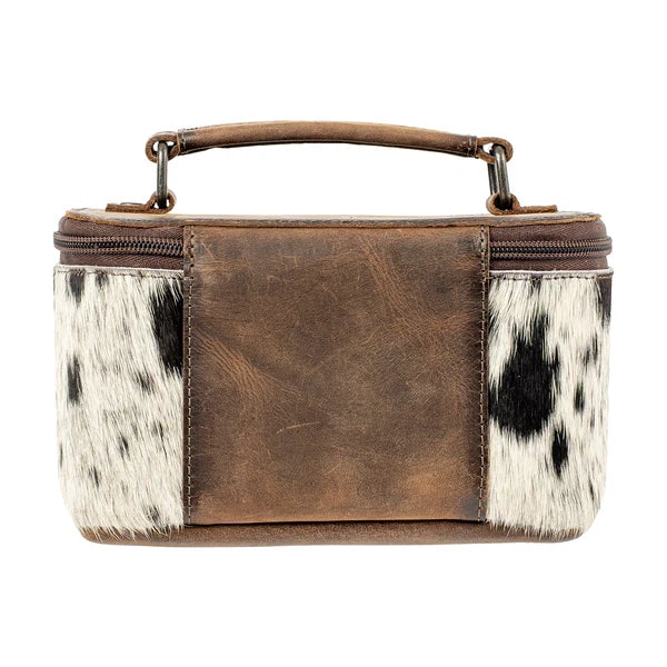 Ladies STS Ranchwear Cowhide Petite Train Case - STS35945