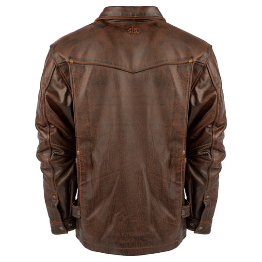 Men's STS Ranchwear Rifleman Deep Bay Leather Jacket - STS5487