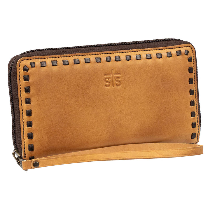 Ladies STS Ranchwear Bandera Tan Berkley Bifold Wallet - STS62469