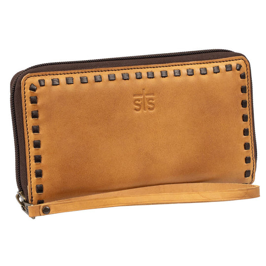 Ladies STS Ranchwear Bandera Tan Berkley Bifold Wallet - STS62469