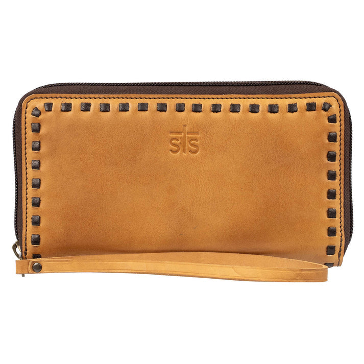 Ladies STS Ranchwear Bandera Tan Berkley Bifold Wallet - STS62469