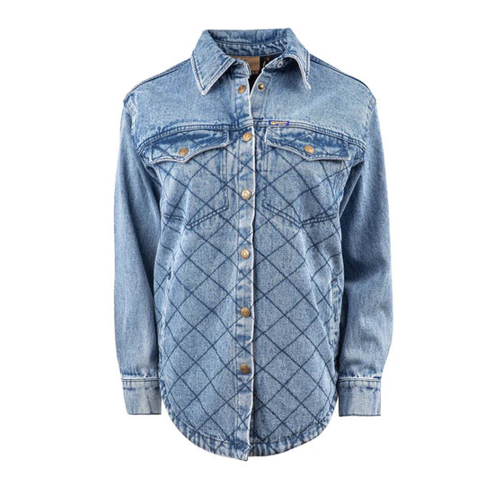 Ladies STS Ranchwear Palo Duro Quilted Denim Jacket - STS9829