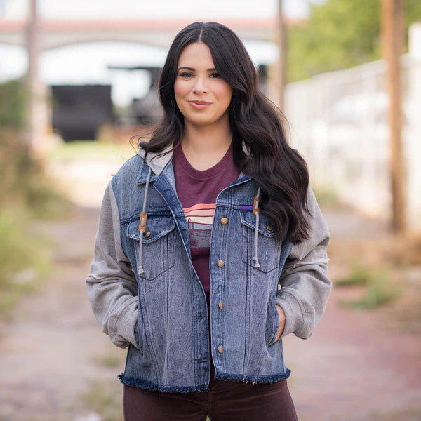 Ladies STS Ranchwear Cassie Jo Denim Jacket - STS9886