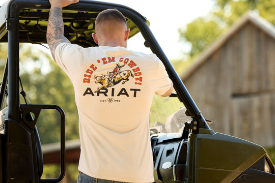 Men's Ariat Ride Em Cowboy Classic Fit T-Shirt - 10071199