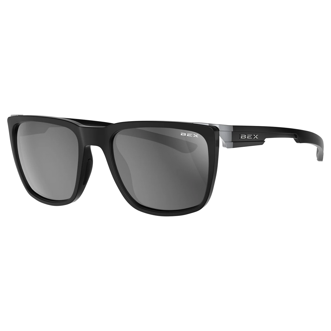 BEX Adams Black/Gray/Silver Sunglasses - S117BGS