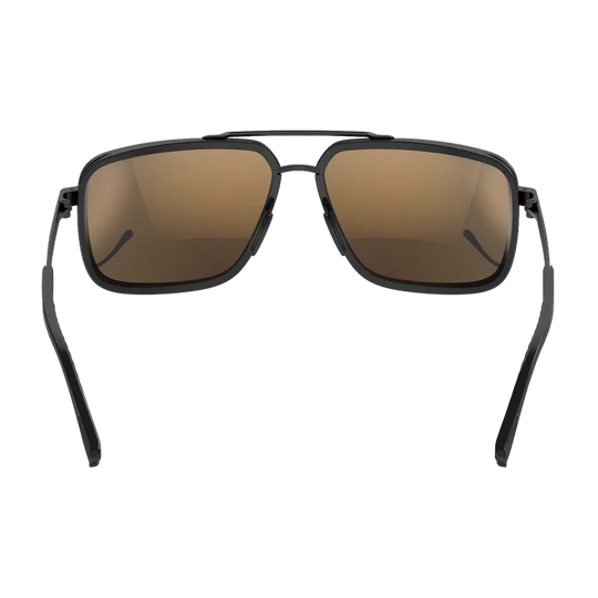 BEX Dusk Matte Black/Brown/Silver Sunglasses - S144BKBRSL