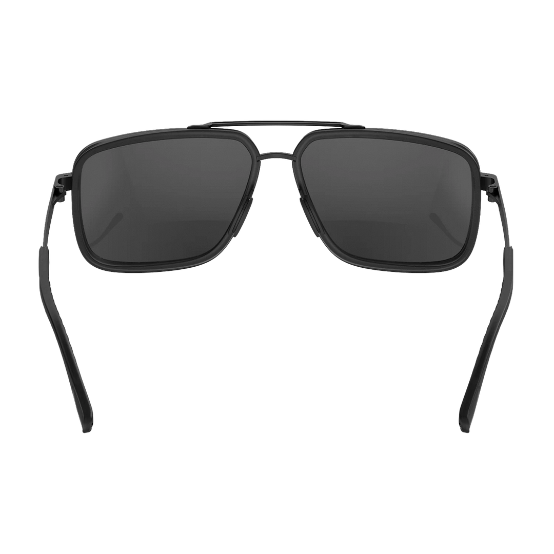 BEX Dusk Matte Black/Gray-Solid Sunglasses - S144BKGY