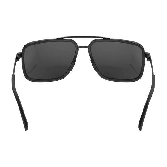 BEX Dusk Matte Black/Gray-Solid Sunglasses - S144BKGY