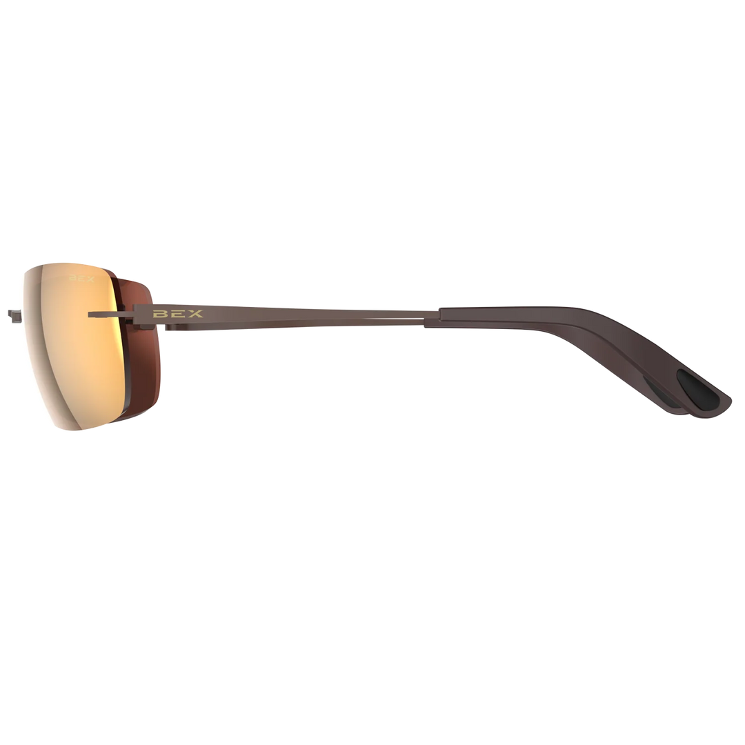 BEX Fynnland X OTG Brown/Brown/Gold Sunglasses - S161BBG