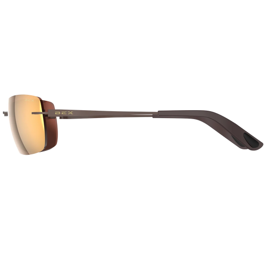 BEX Fynnland X OTG Brown/Brown/Gold Sunglasses - S161BBG