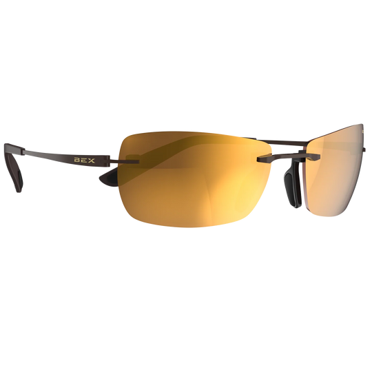 BEX Fynnland X OTG Brown/Brown/Gold Sunglasses - S161BBG