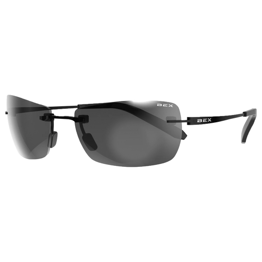 BEX Fynnland XL Black/Gray Sunglasses - S40BGS