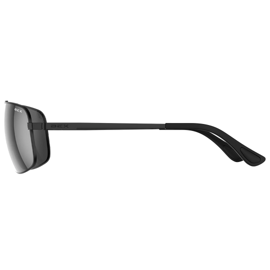 BEX GAMBIT Polished Black/Gray/Silver Sunglasses - S147BGS