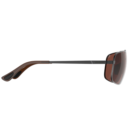 BEX GAMBIT Gunmetal/Brown Sunglasses - S147GB