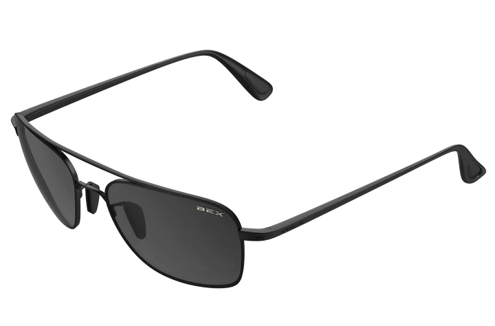 BEX Mach Matte Black/Gray Sunglasses - S115MBG