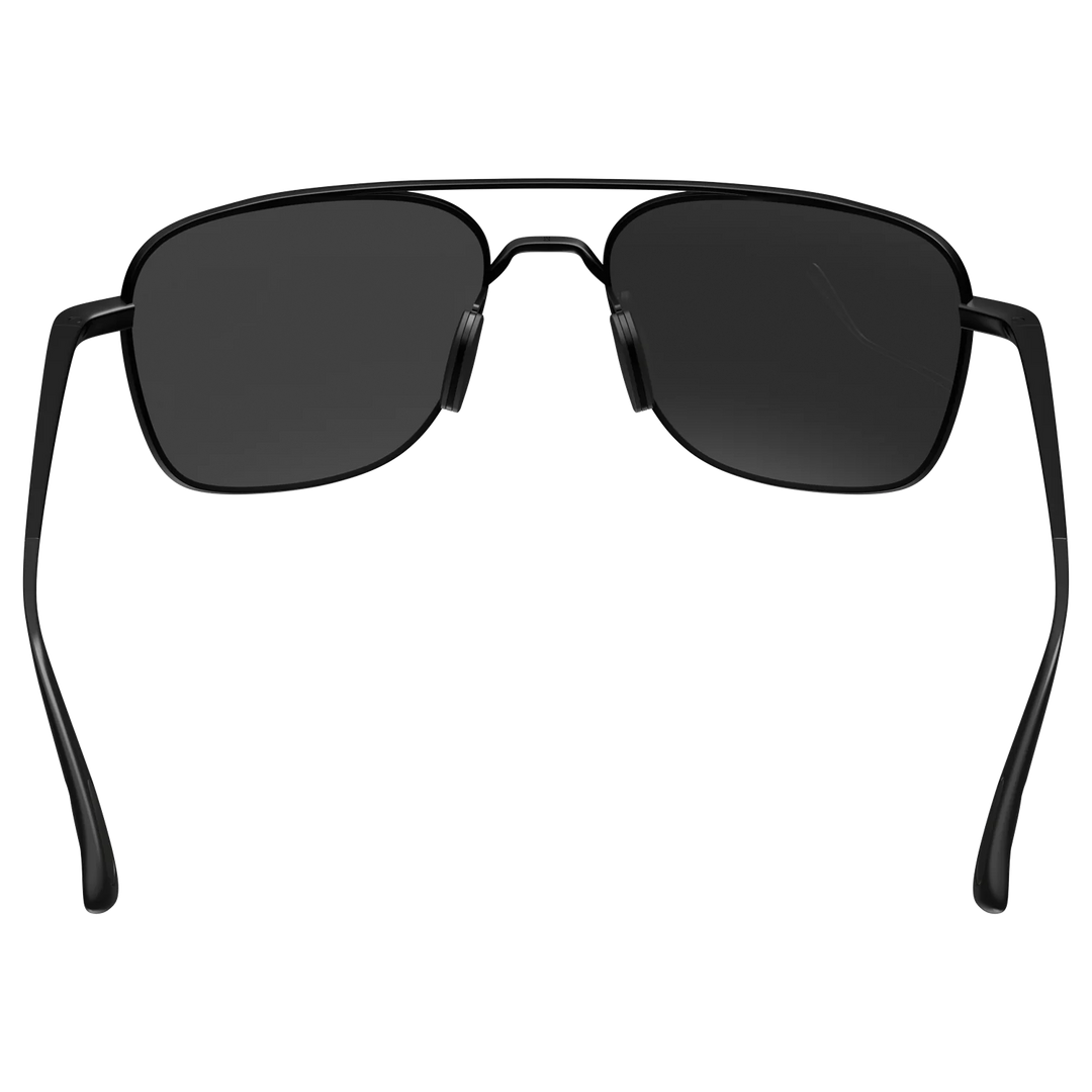 BEX Mach Matte Black Gray/Silver Sunglasses - S115MBGS