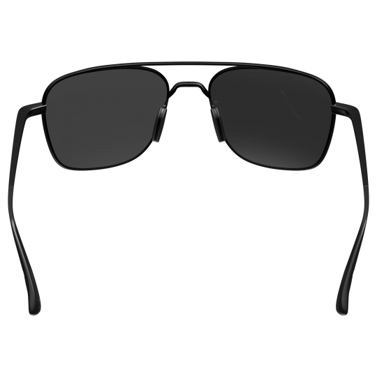 BEX Mach Matte Black Gray/Silver Sunglasses - S115MBGS