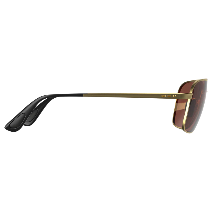 BEX Mach Matte Gold/Brown Sunglasses - S115MGB