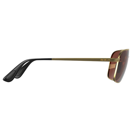 BEX Mach Matte Gold/Brown Sunglasses - S115MGB