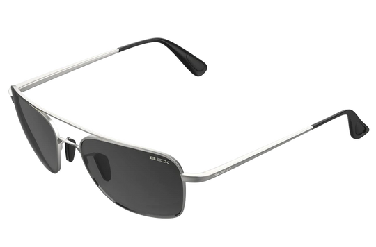 BEX Mach Matte Silver/Gray Sunglasses - S115MSG